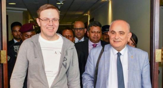 President Meets Russian Envoy